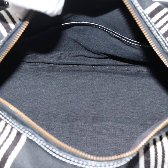 BURBERRY Hand Bag Canvas Black - Picture 12 of 16